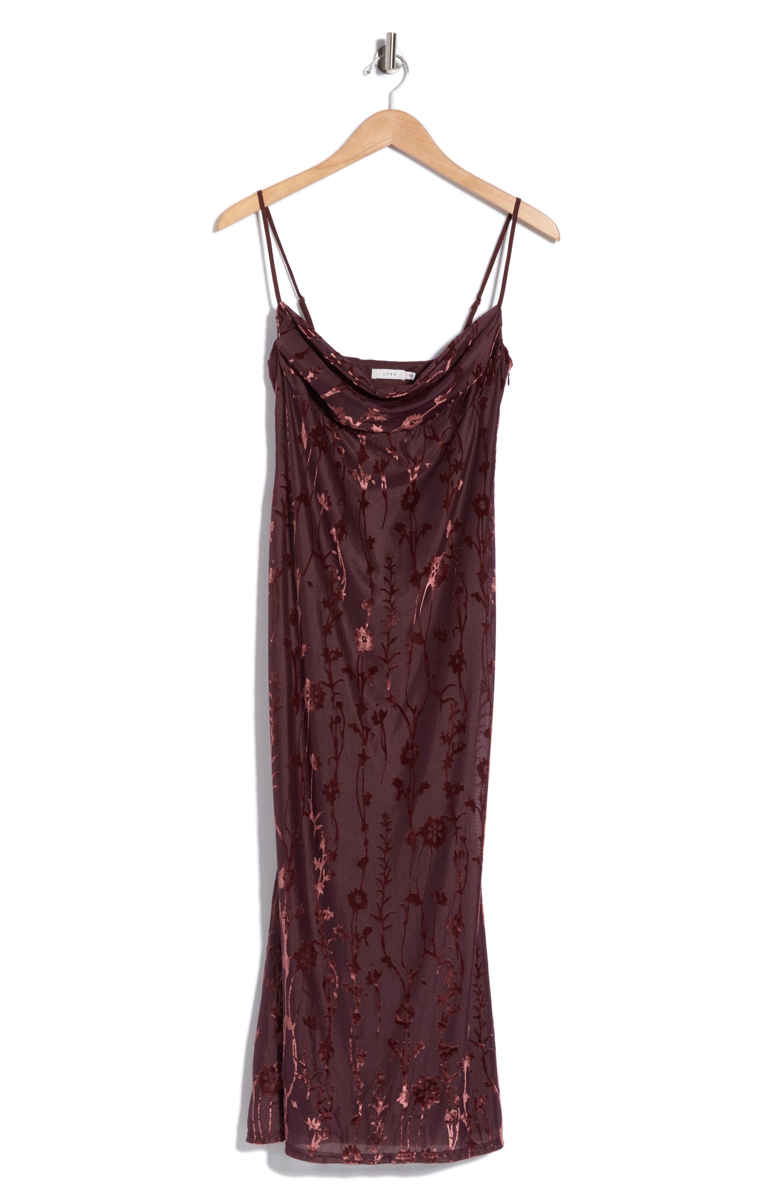 Square Neck Mermaid Midi Dress