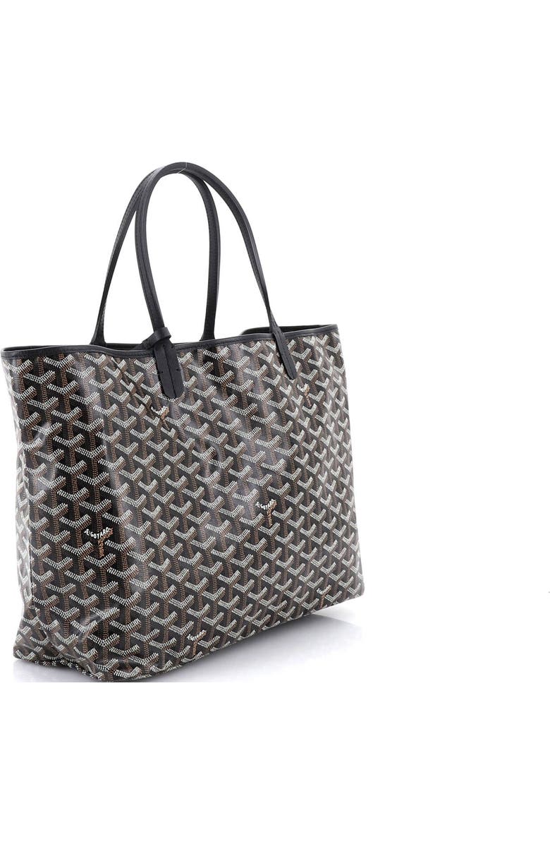 Pre-Owned Goyard Saint Louis Tote Coated Canvas PM, Alternate, color, Black