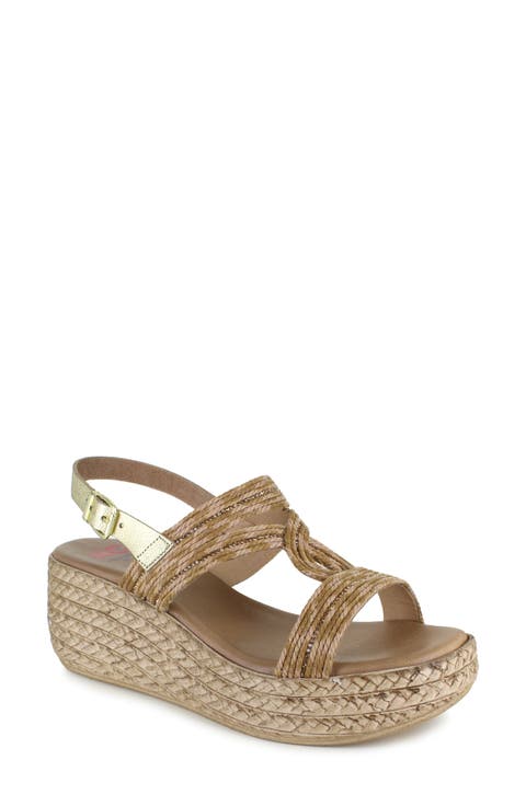 Tarragon Crystal Embellished Platform Wedge (Women)