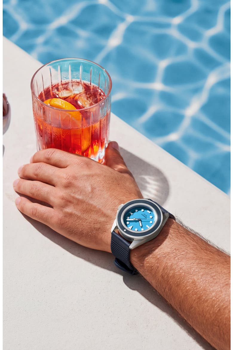 Swimming Pool Diving Watch, 41.5mm, Alternate, color, BLUE