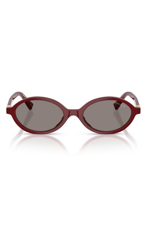 50mm Oval Sunglasses