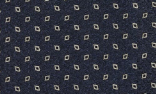 Ralph Lauren Purple Label Standard Macclesfield Silk Tie In Blue