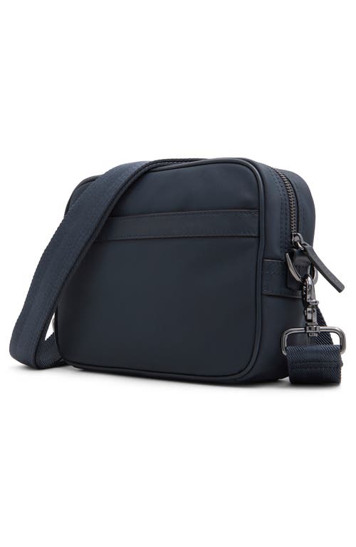 Ted Baker London Roman Nylon Messenger Bag In Mix Mat Navy