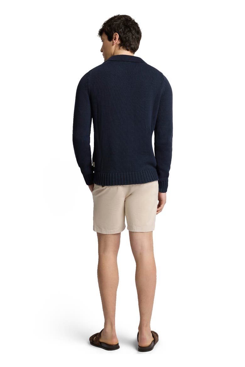 Ultra Soft Cotton Johnny Polo, Alternate, color, Midnight