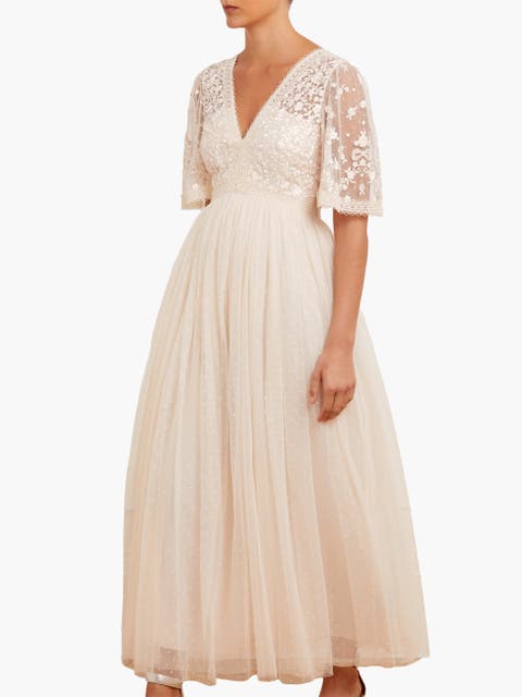 Celestia Ribbon Bodice Maxi Dress