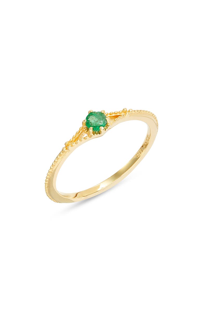 Azura Jewelry Emerald Ring, Main, color, 