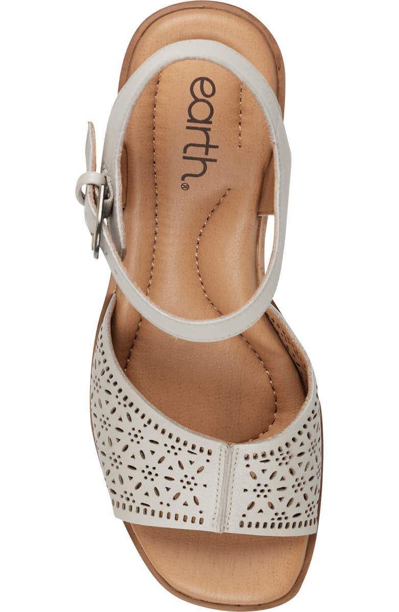 Earth<sup>®</sup> Quinty Ankle Strap Platform Sandal, Alternate, color, Ivory