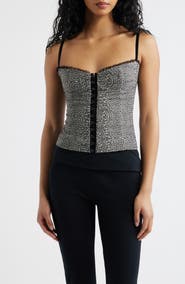 Bella Venice The Caroline Leopard Corset Top