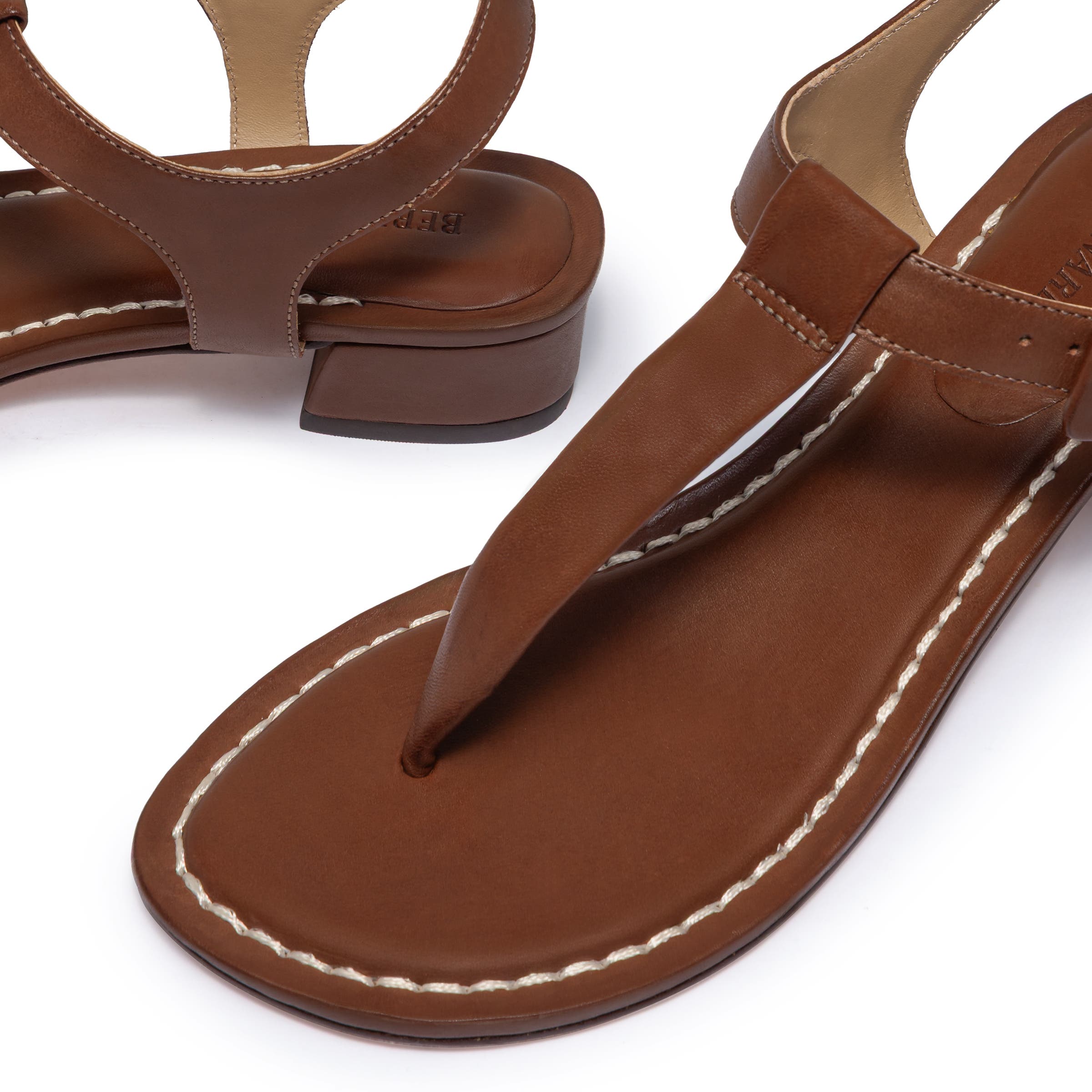 Goyara Demi Heel Sandal, Alternate, color, MAHOGANY