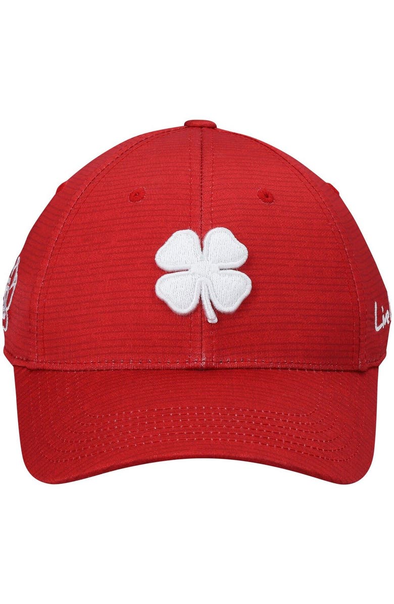 Black Clover Men's Red South Dakota Coyotes Crazy Luck Memory Fit Flex Hat, Alternate, color, Red