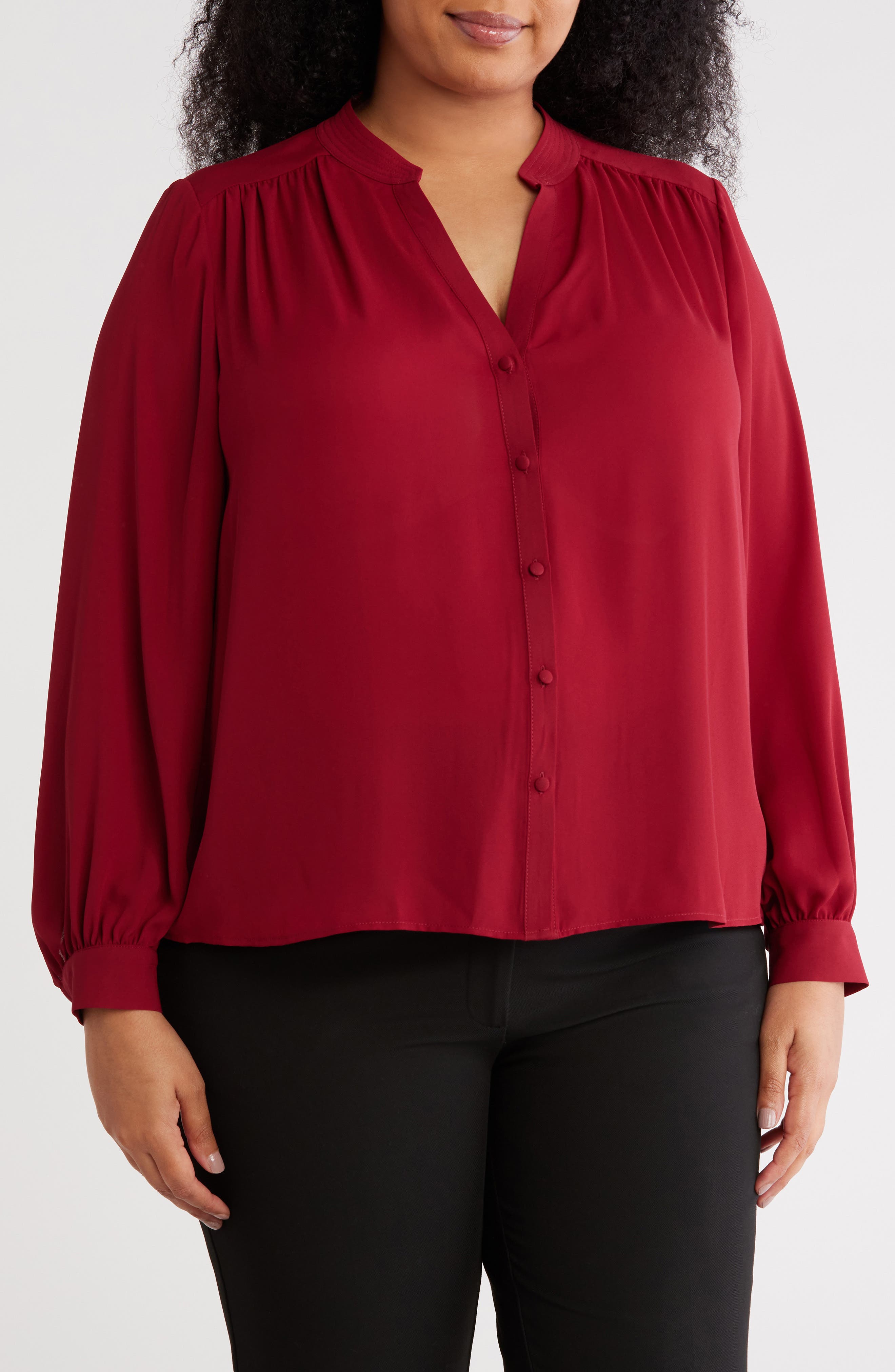 Gemma + Jane Long Sleeve Button-Up Shirt