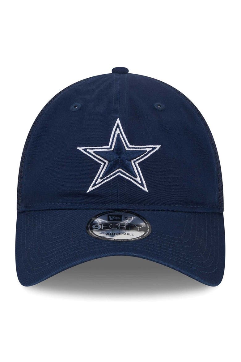 Men's New Era Navy Dallas Cowboys Distinct 9TWENTY Adjustable Hat, Alternate, color, Navy