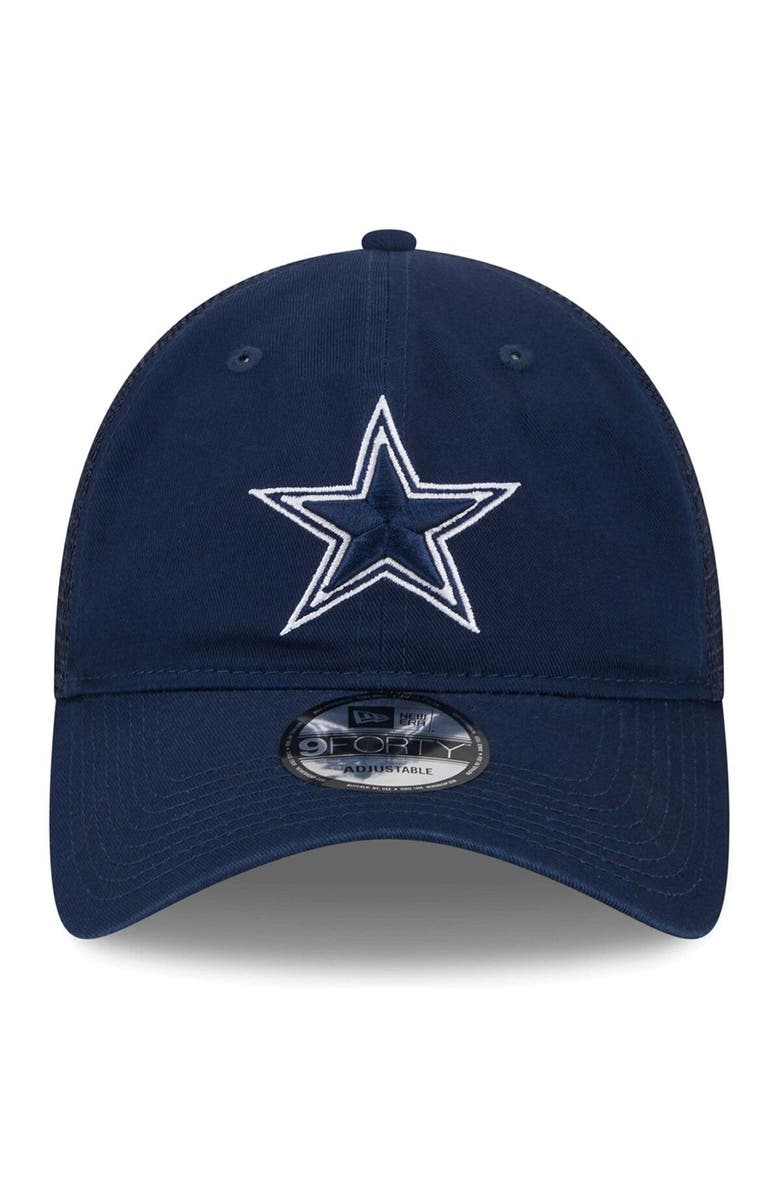 New Era Men's New Era Navy Dallas Cowboys Distinct 9TWENTY Adjustable Hat, Alternate, color, Navy