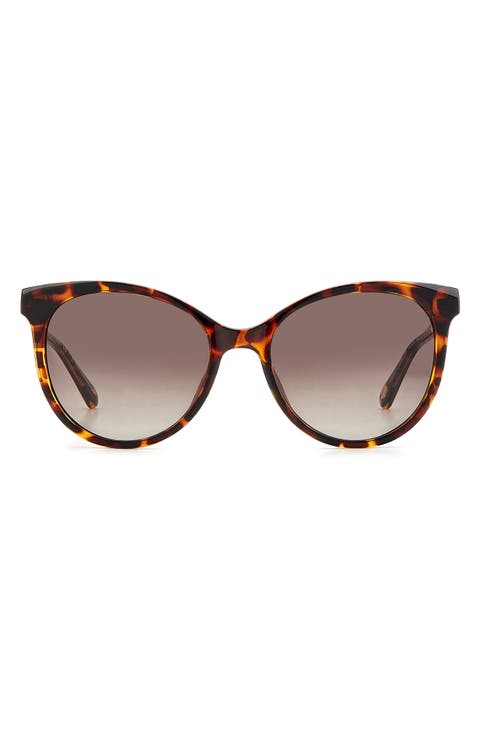 54mm Gradient Cat Eye Sunglasses