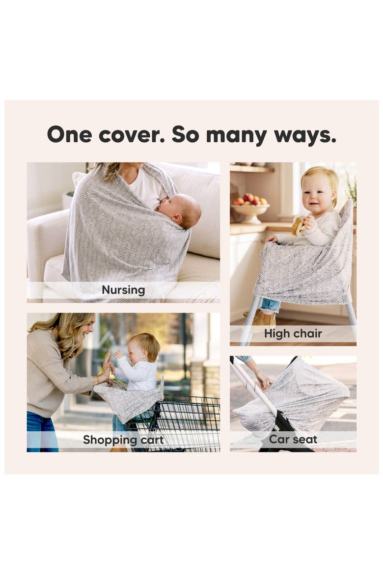 All-in-1 Multi-Use Cover, Alternate, color, Herringbone