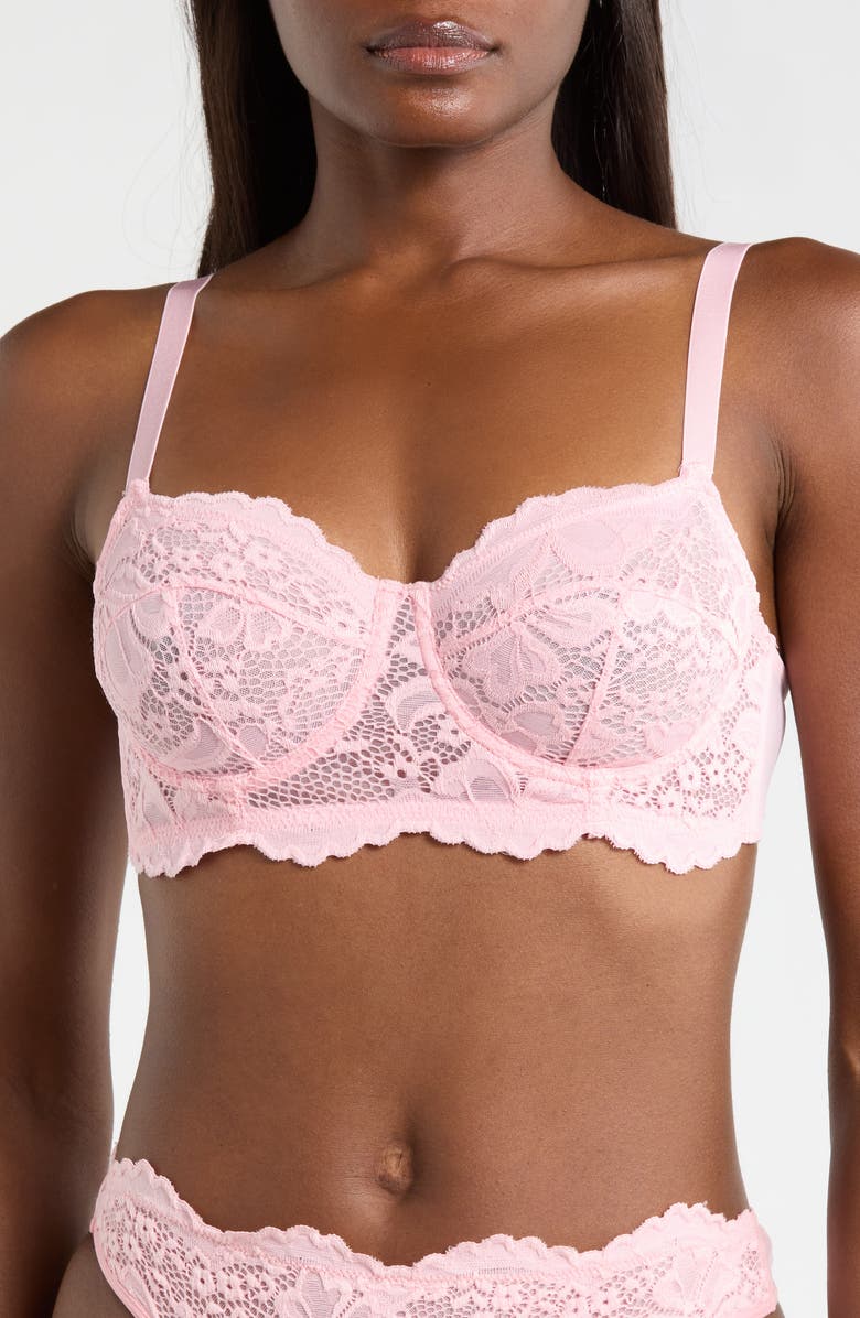 KILO BRAVA Lace Underwire Bra, Main, color, Petal Pink