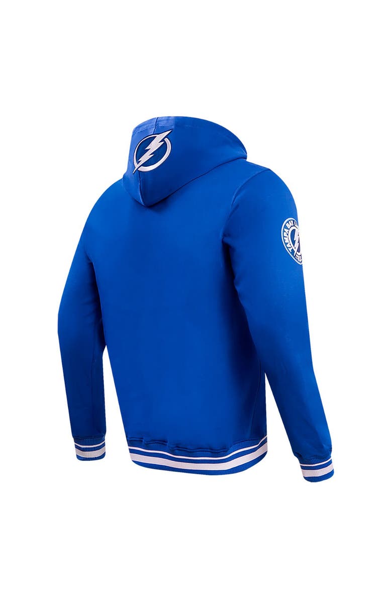 PRO STANDARD Men's Pro Standard Blue Tampa Bay Lightning Retro Classic Fleece Pullover Hoodie, Alternate, color, Blue
