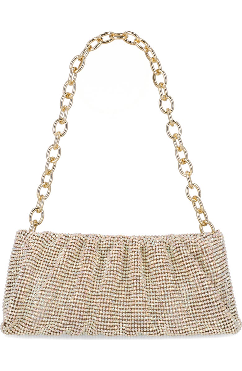 Nixie Crystal Mesh Clutch