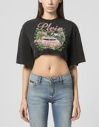 PHILIPP PLEIN Cropped T-Shirt Cannes Tennis Club Women