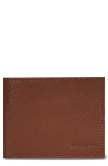 Shop Champs Onyx Leather Rfid Bifold Wallet In Brown