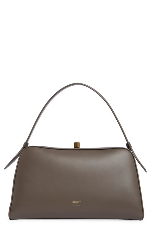 Cate Leather Top Handle Bag