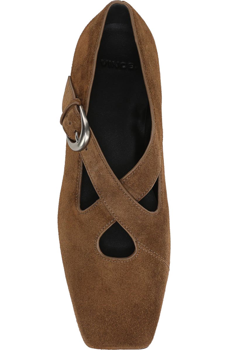 Vince Cici Cross Strap Flat, Alternate, color, Elmwood