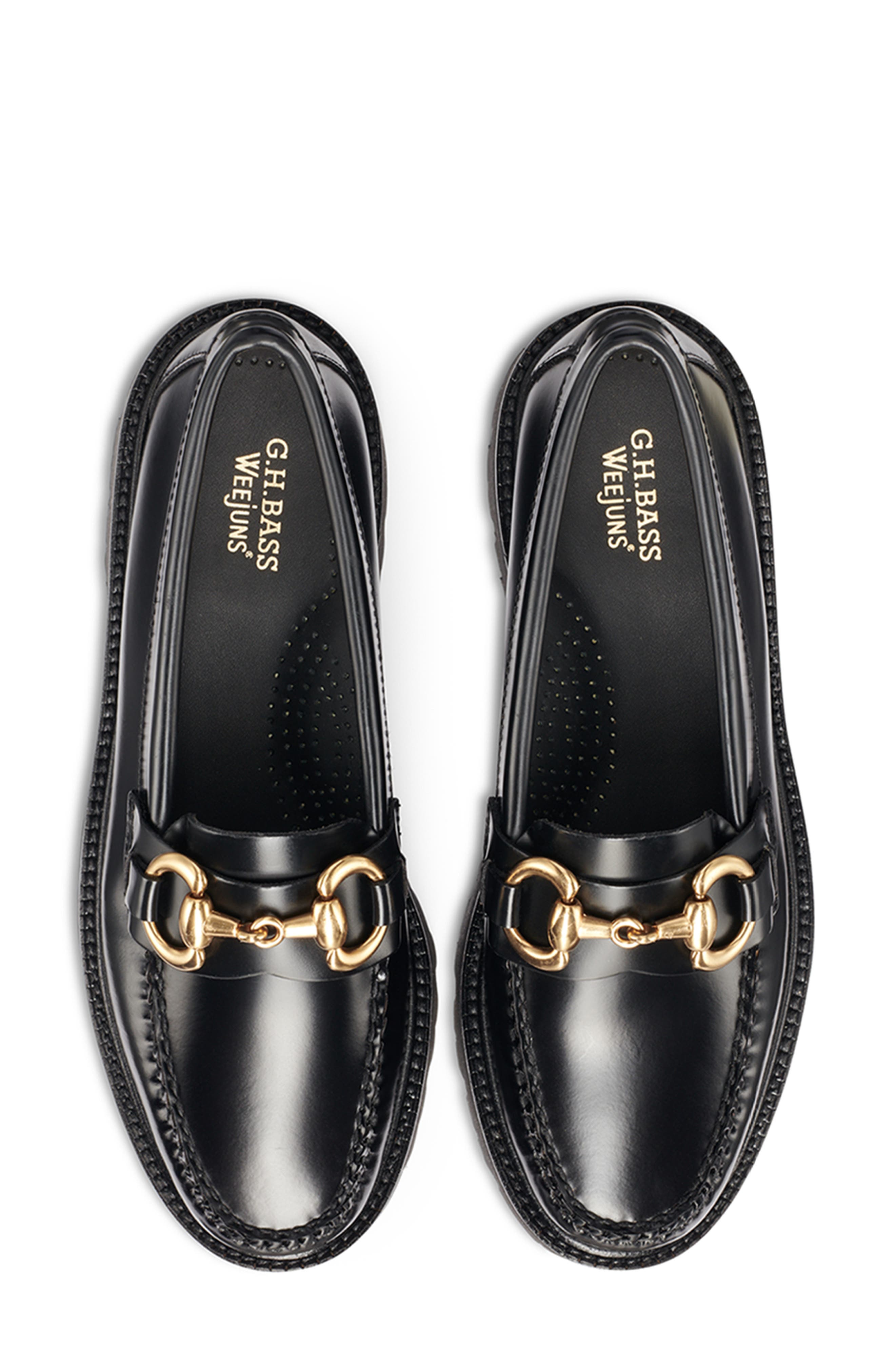 G.H.BASS Lianna Super Bit Weejuns<sup
®</sup
 Penny Loafer, Alternate, color, Black