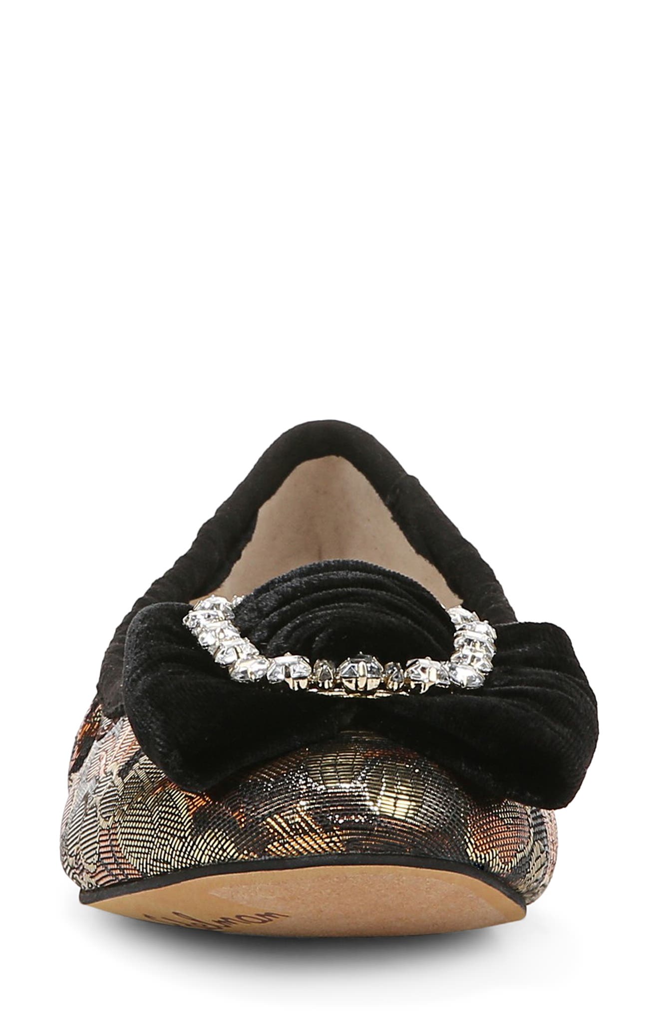 Sam Edelman Kids' Farah Crystal Bow Flat, Alternate, color, 