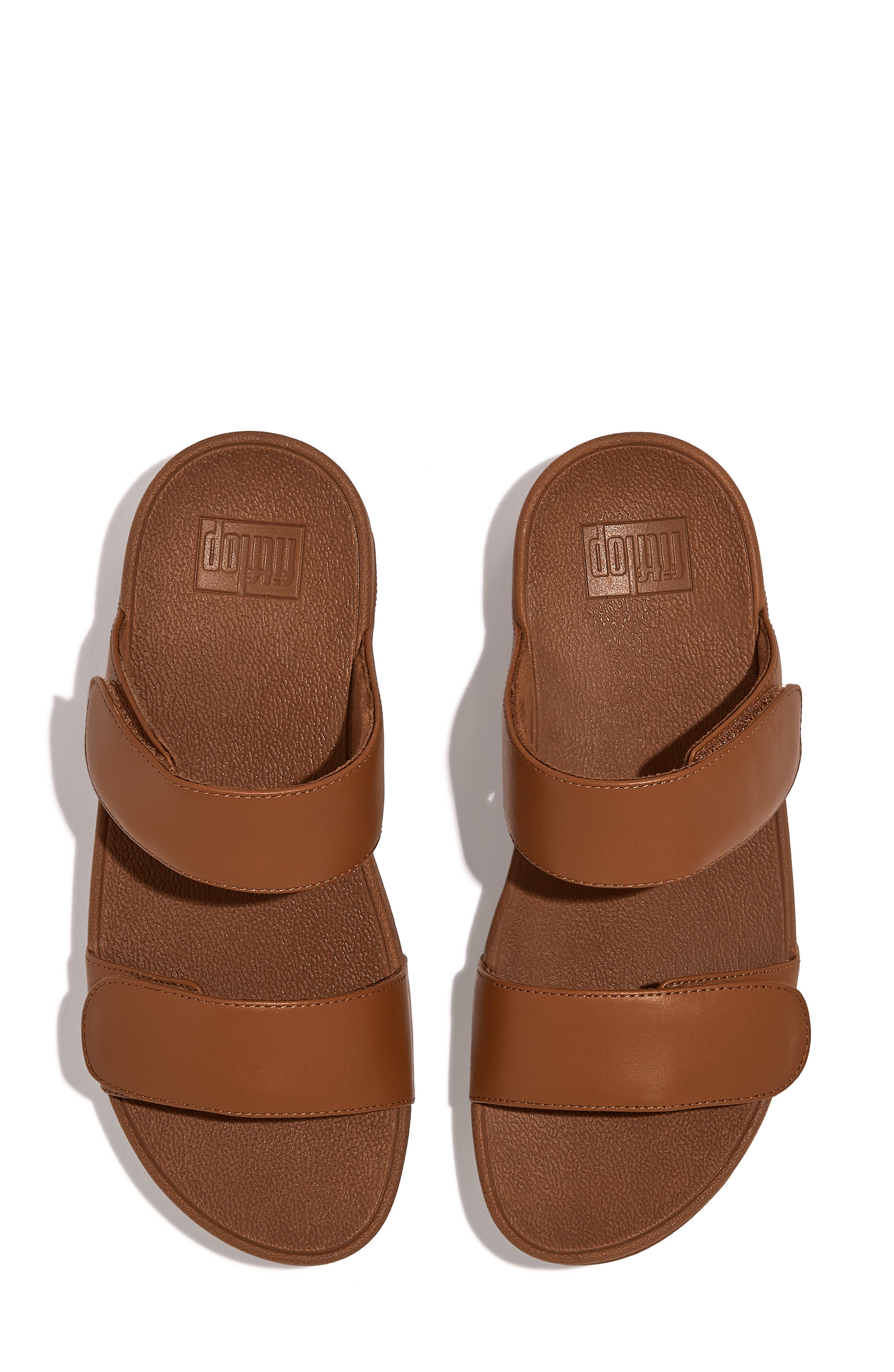FitFlop Lulu Slide Sandal, Alternate, color, Light Tan