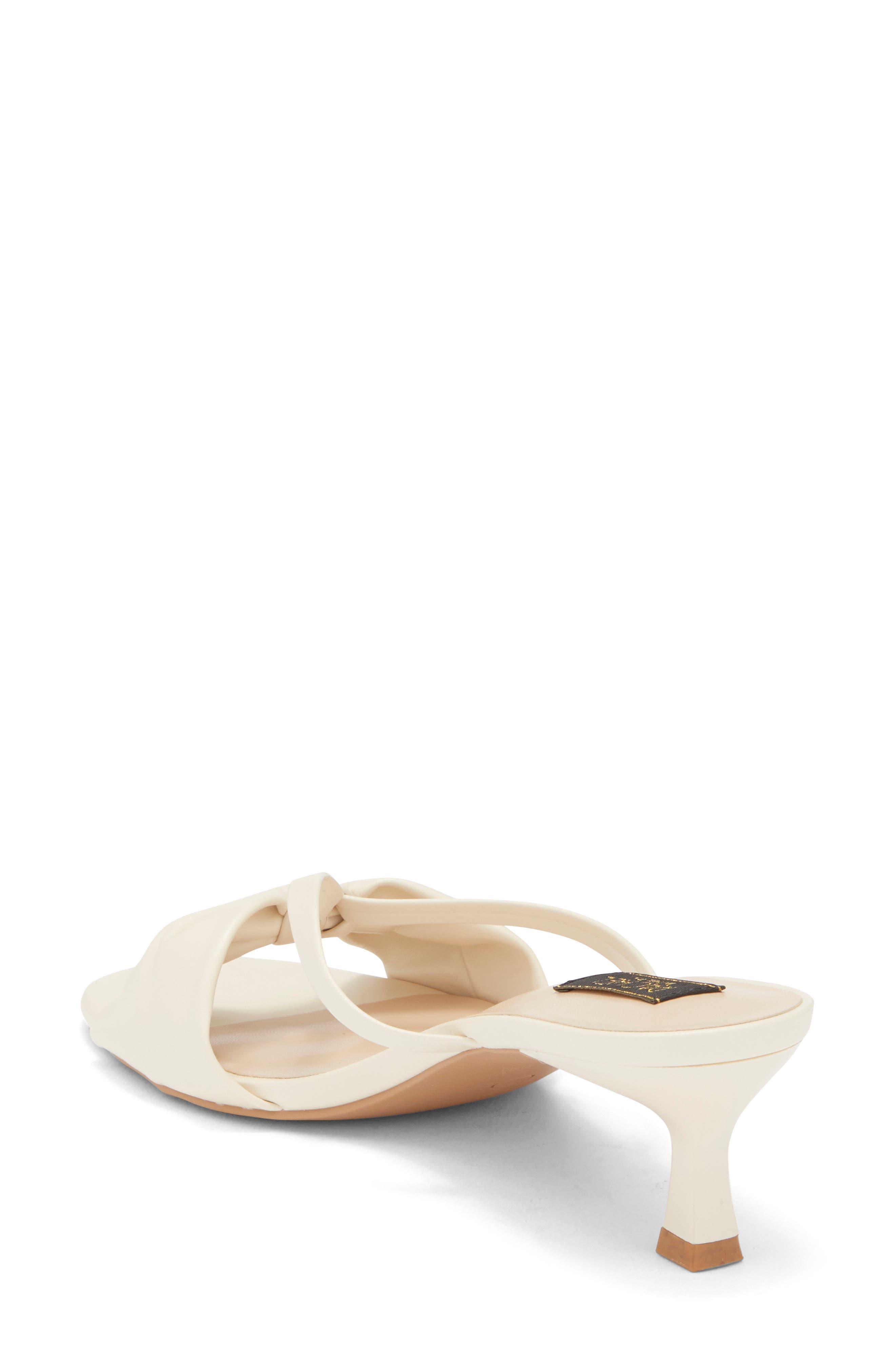 Jane Bow Slide Sandal, Alternate, color, NATURAL