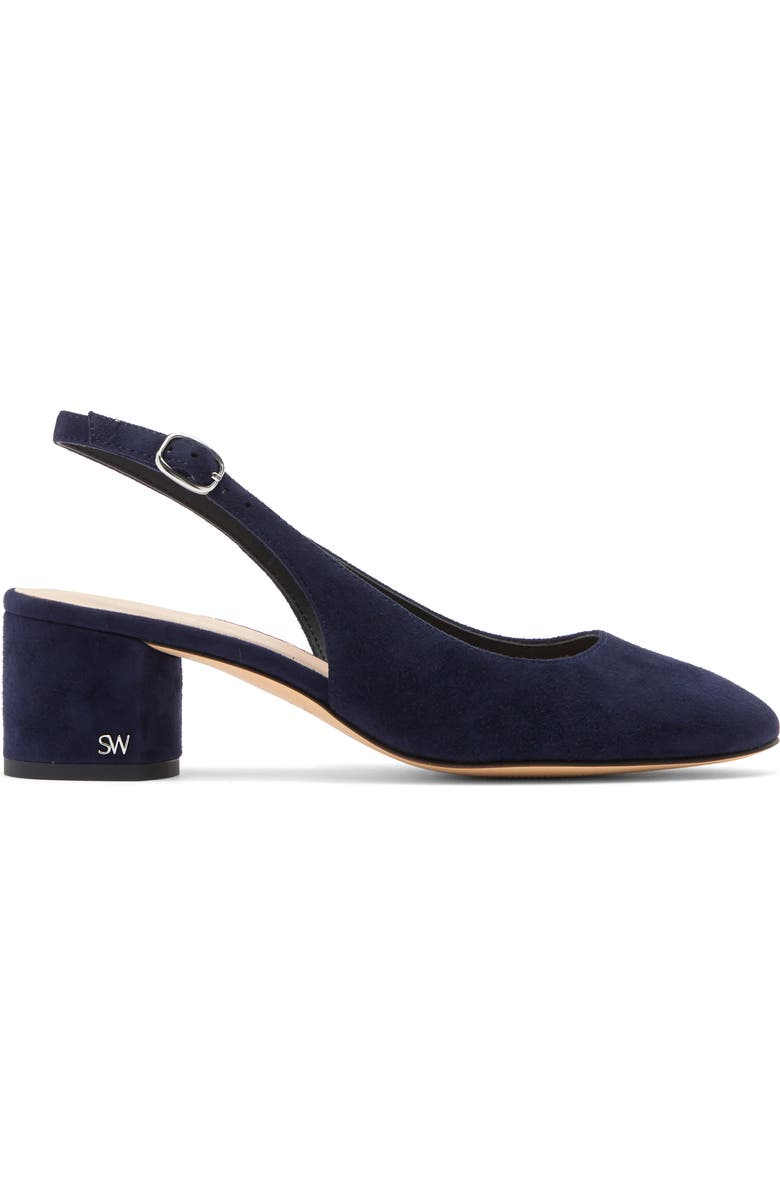 Stuart Weitzman Bridget Slingback Pump, Alternate, color, Nice Blue
