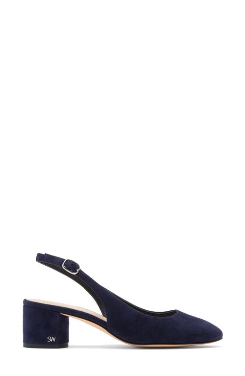 Stuart Weitzman Bridget Slingback Pump In Nice Blue