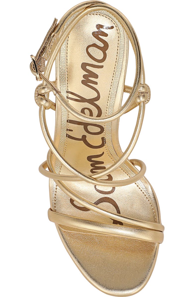Sam Edelman Isadora Ankle Strap Sandal, Alternate, color, Amber Gold Se