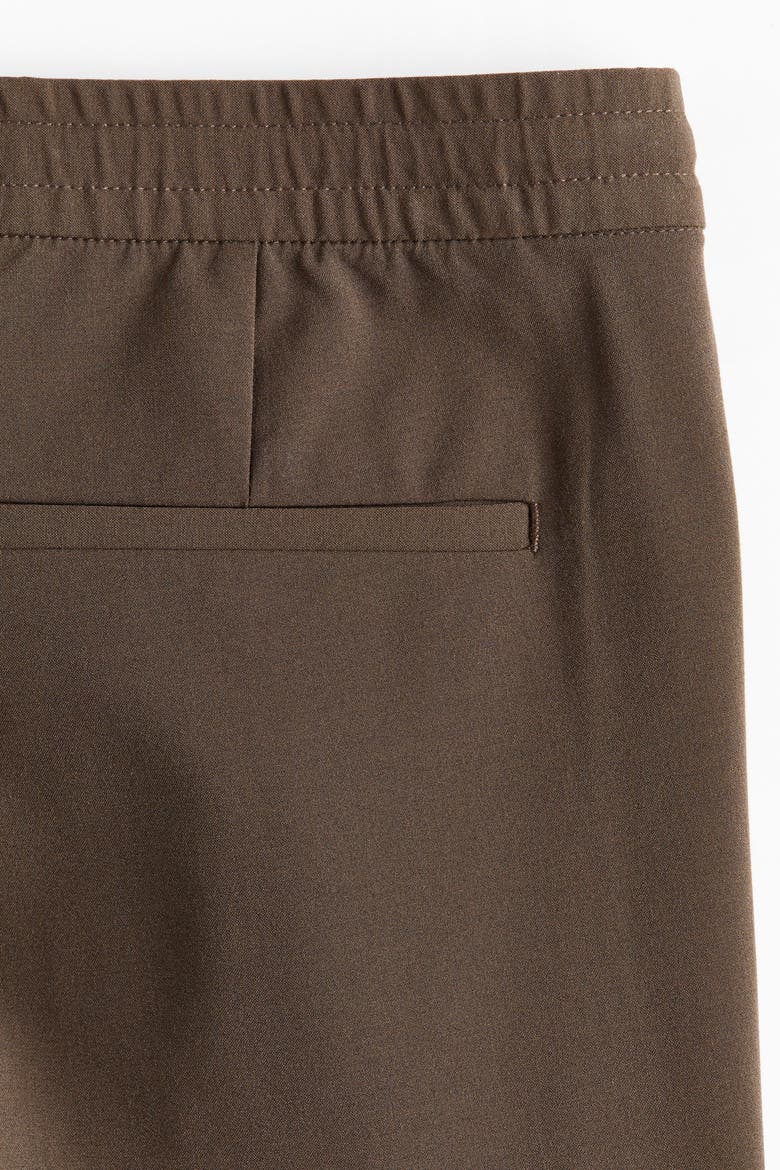Slim-fit Dressy Joggers, Alternate, color, Brown