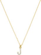 Set & Stones Gemma Initial Necklace