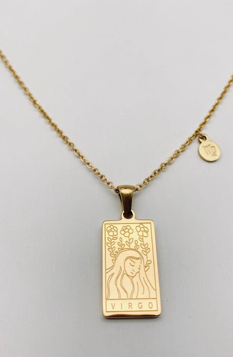 Zodiac Constellation Pendant Necklace