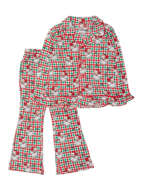 SoftSnooze Holiday Ruffle Flare Pajama Set