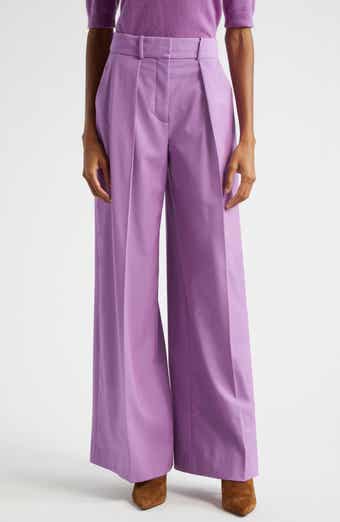 Veronica Beard Sonia Wool Blend Wide Leg Pants