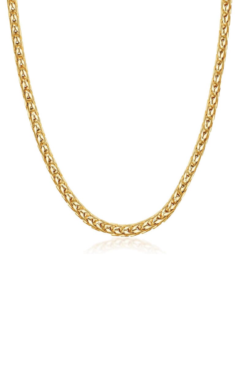 BEST SILVER Palma Chain Necklace, Main, color, Gold
