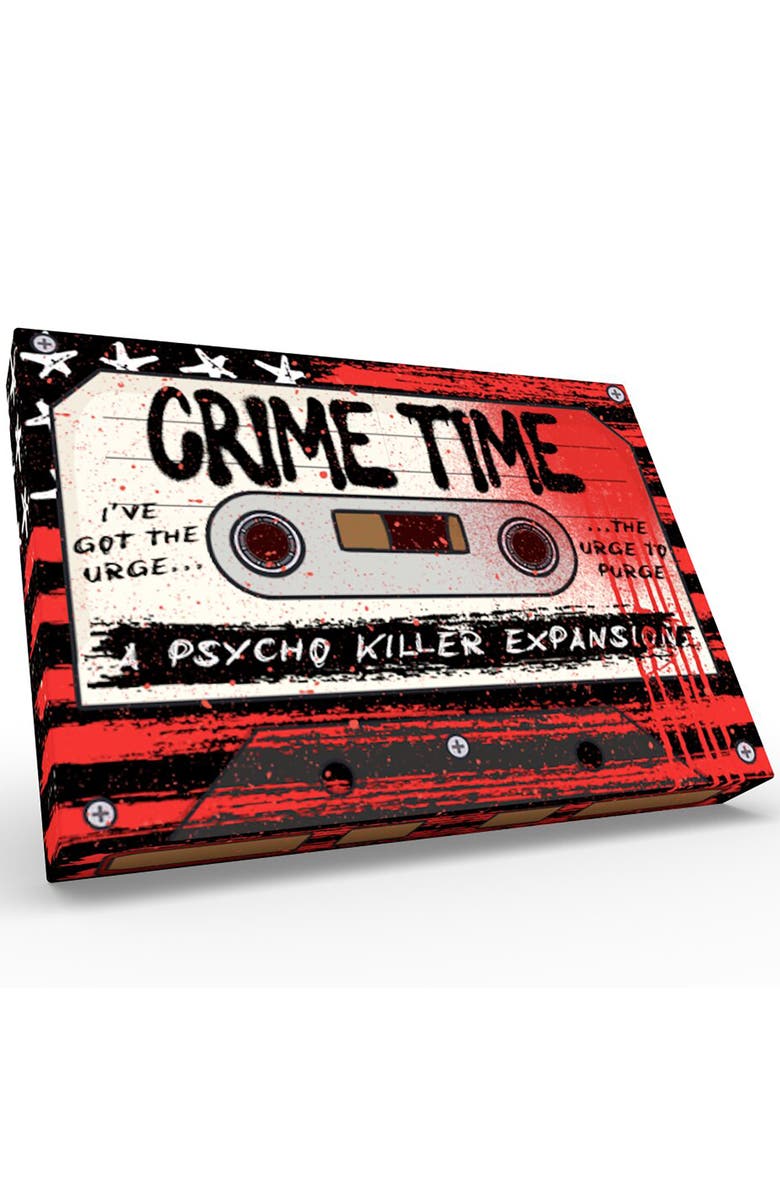Psycho Killer Crimetime Expansion Party Card Game, Main, color, Red