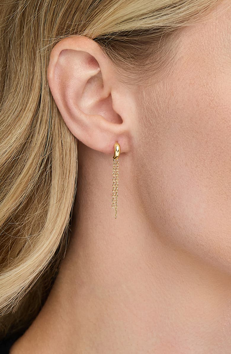 Bony Levy 14K Gold Chain Drop Earrings, Alternate, color, 14K Yellow Gold