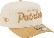 New Era Men's New Era Cream New England Patriots Herringbone 9FIFTY A-Frame Snapback Hat