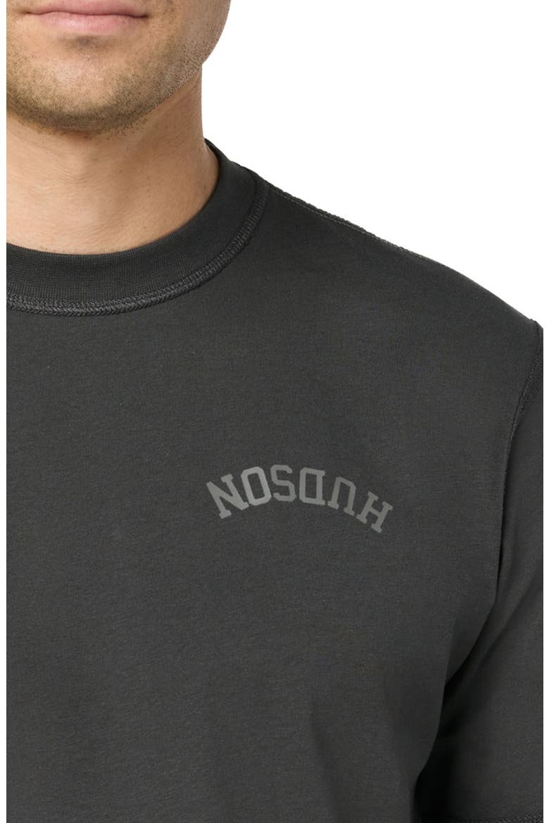Logo Short Sleeve T-Shirt, Alternate, color, WASHED BLACK