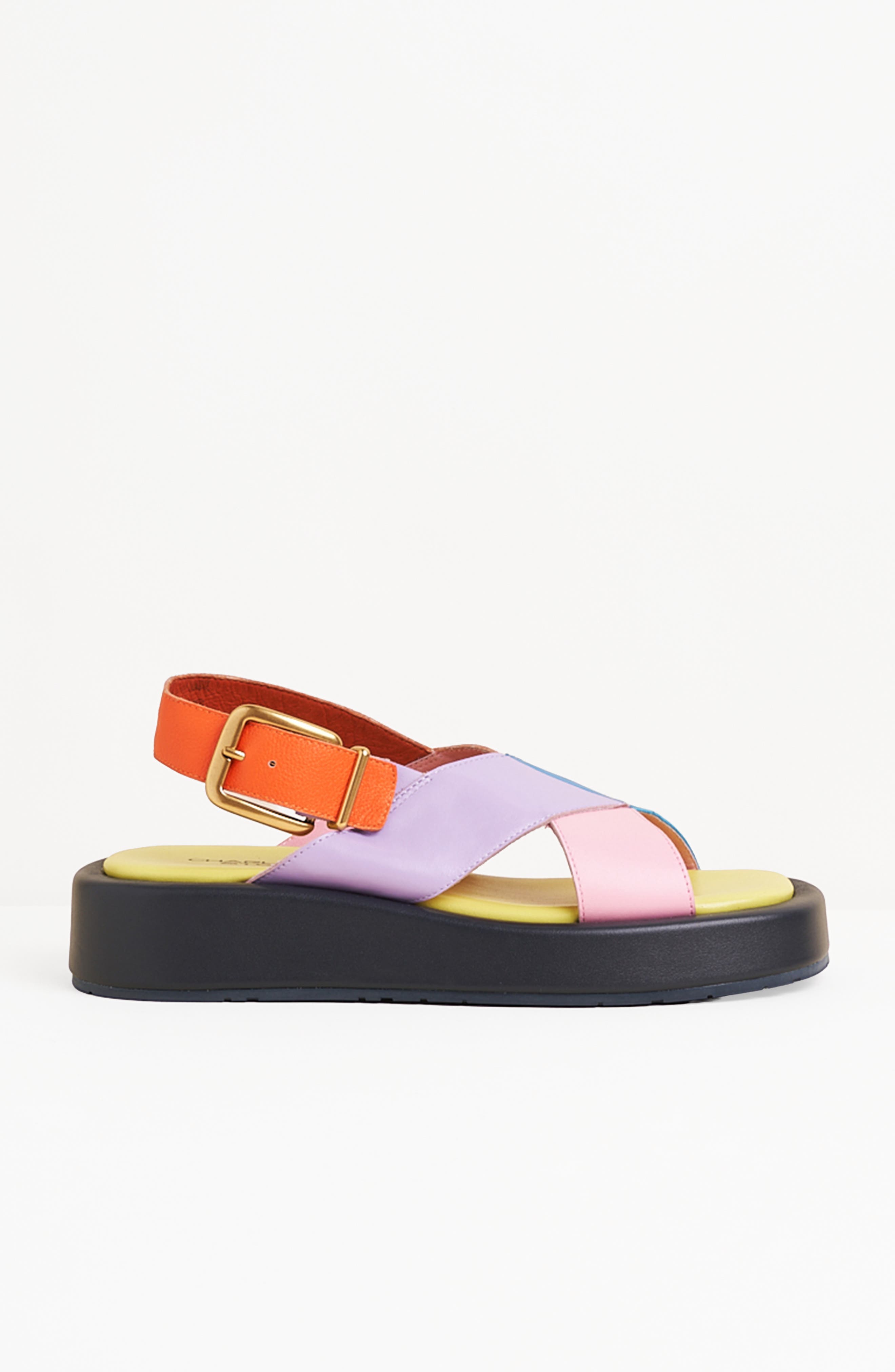 Anto Slingback Flatform Sandal, Alternate, color, Solimar
