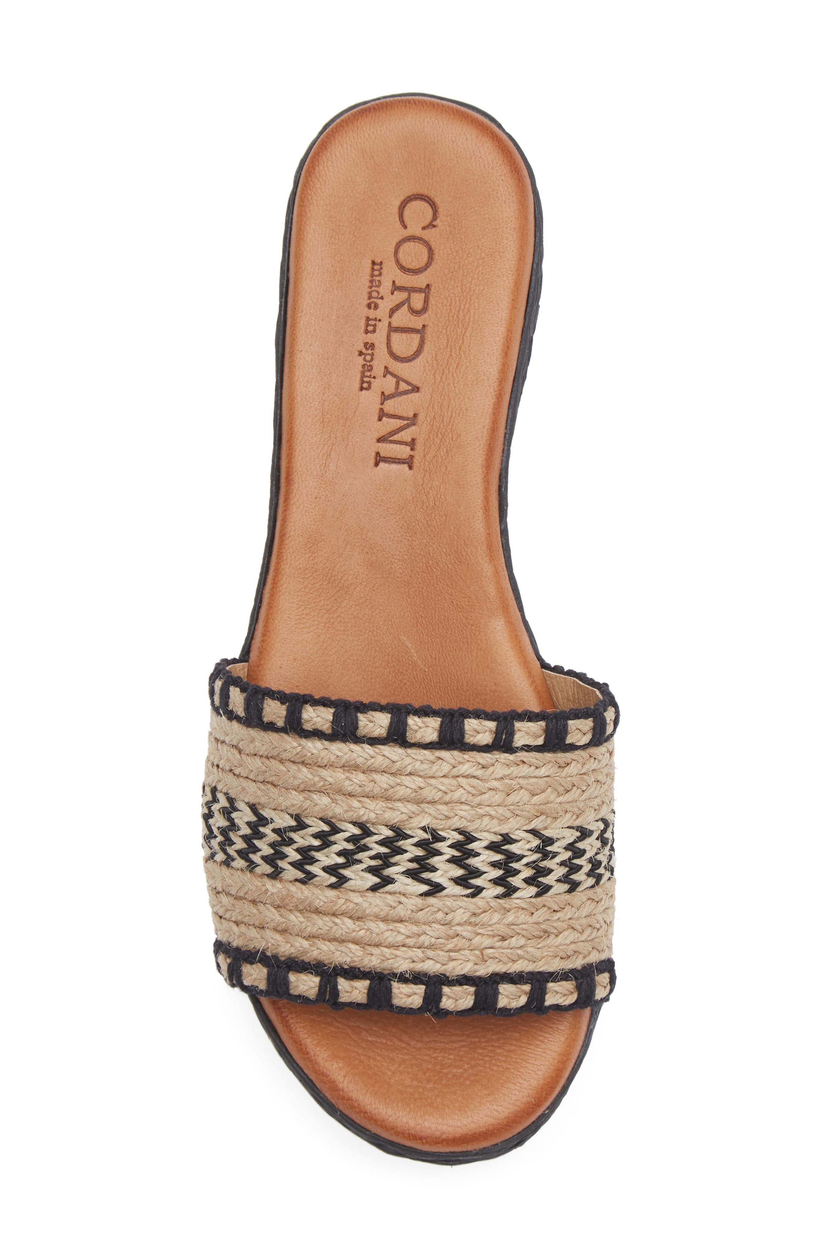 Cordani Brylee Platform Sandal, Alternate, color, Black