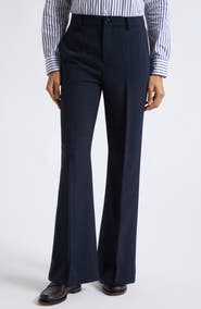 Lauren Ralph Lauren Stretch Crepe Straight Leg Pants