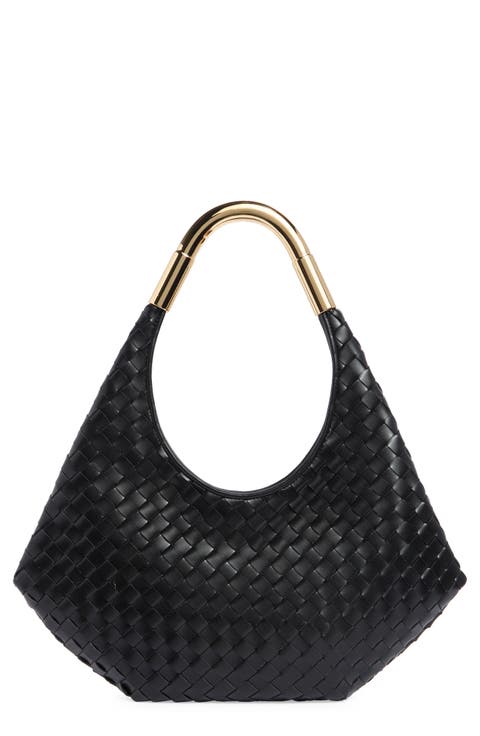 Olivia Woven Hobo Bag