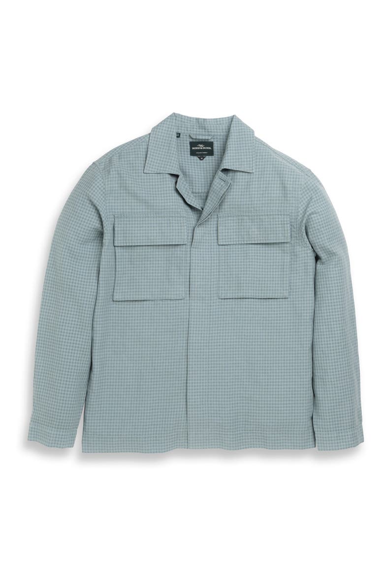 Hills Creek Linen & Cotton Shirt Jacket, Alternate, color, CEYLON