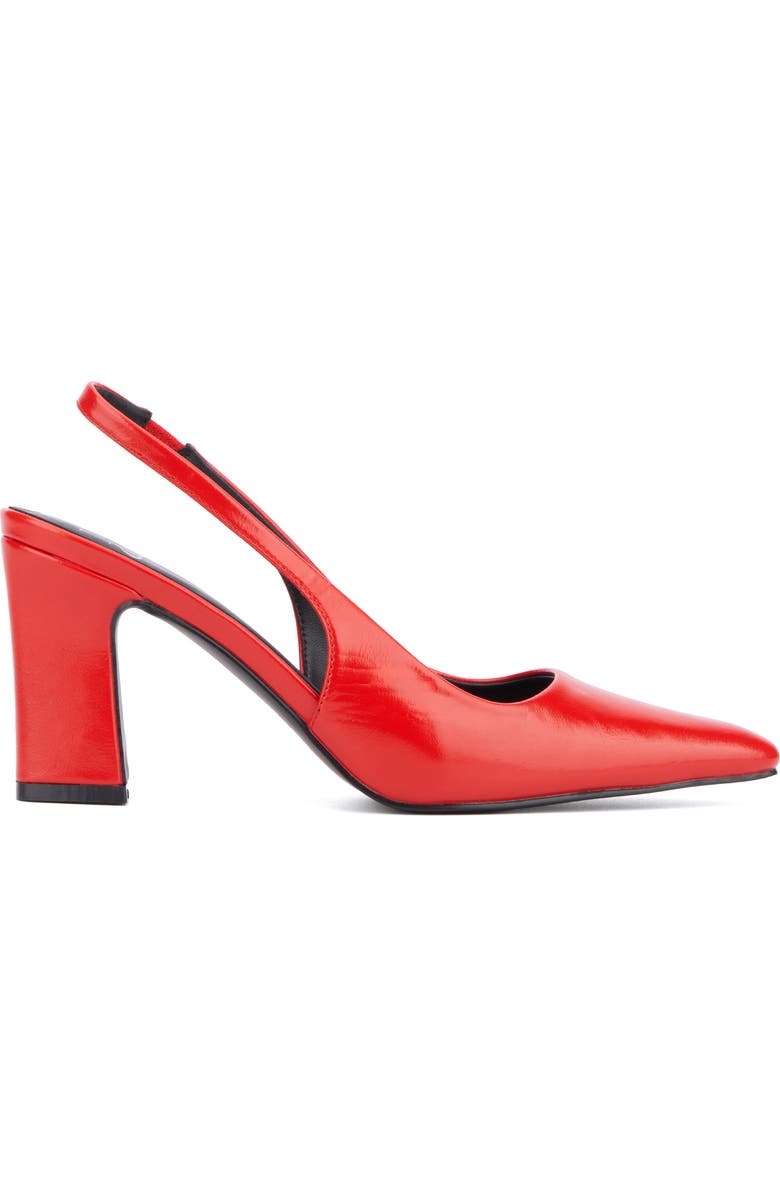 NEW YORK AND COMPANY Theresa Slingback Pump, Alternate, color, Red