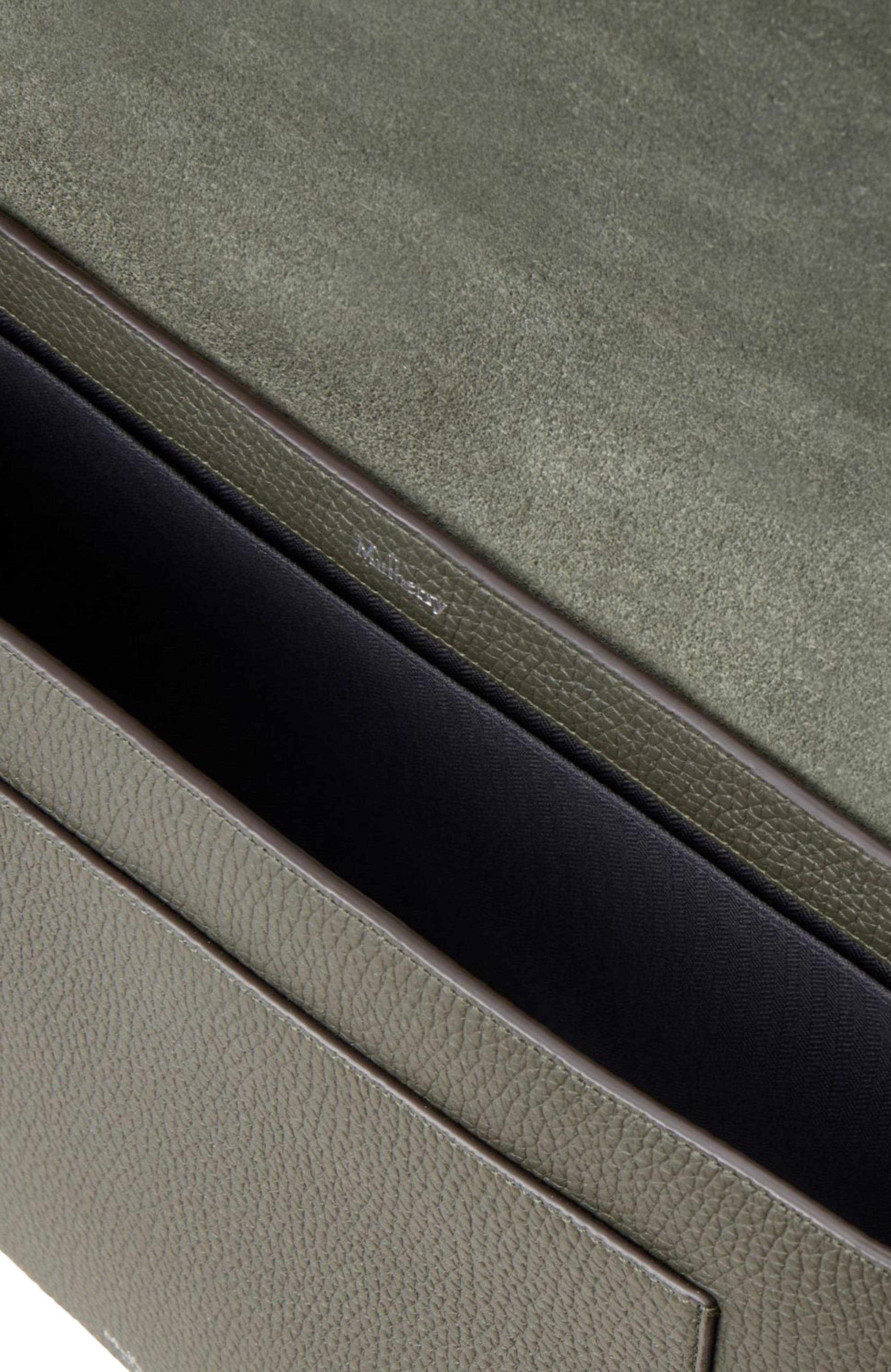 Mulberry Chiltern Leather Crossbody Messenger, Alternate, color, Dark Green